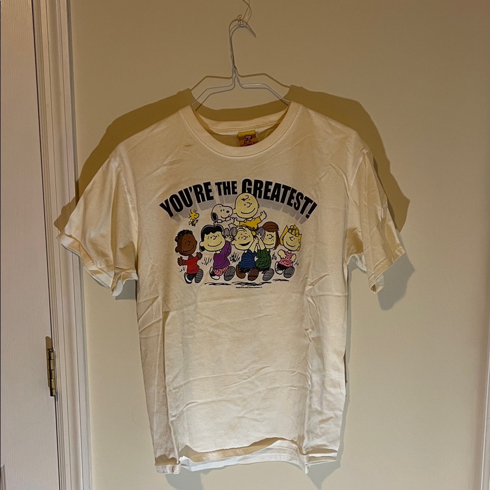 Peanuts Cream T-Shirt with Graphic